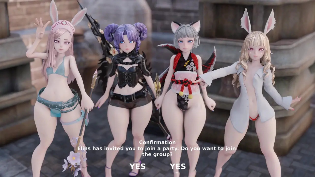 [Lambda30] Elin's Party (Text) [4K]