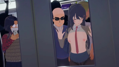 Mai on the train [Professor Cow]