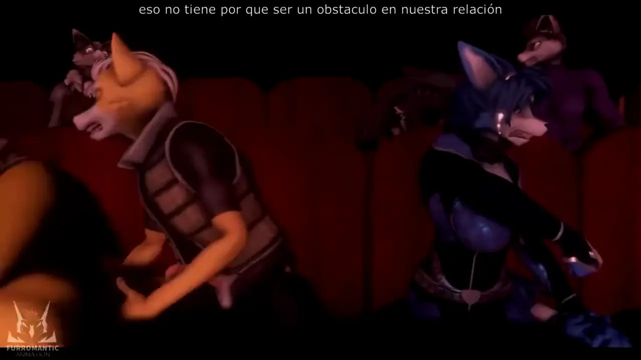 Krystal and Renamon fuck Fox mccloud