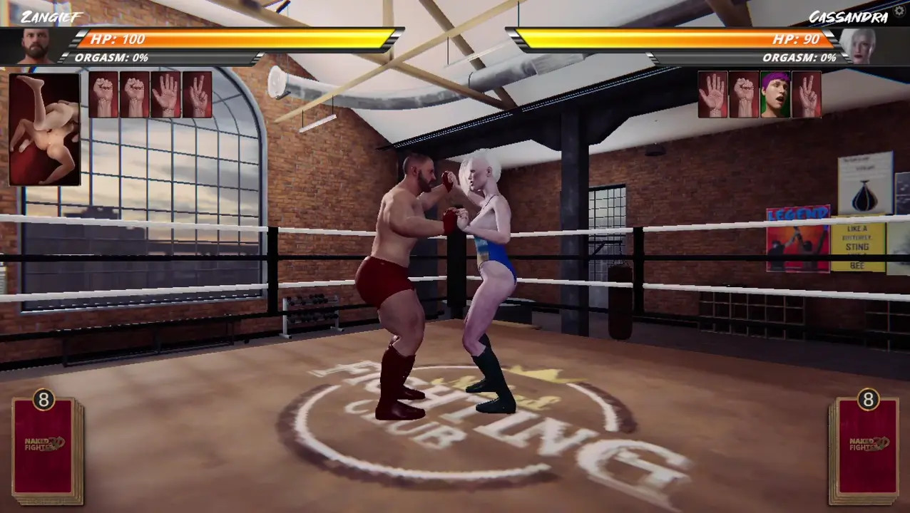 Naked Fighter 3D - Zangief VS Cassandra