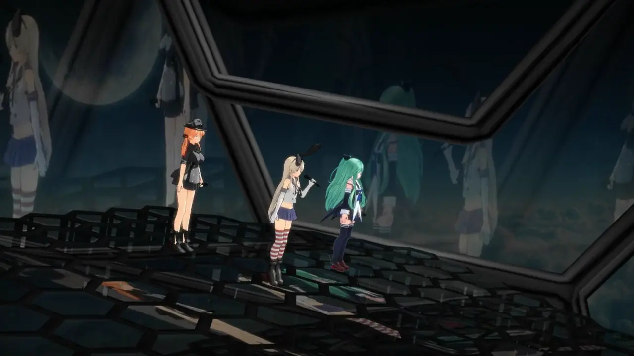 Shimakaze, Yamakaze & Prinz - Electro World [MMD R18] Yokeke