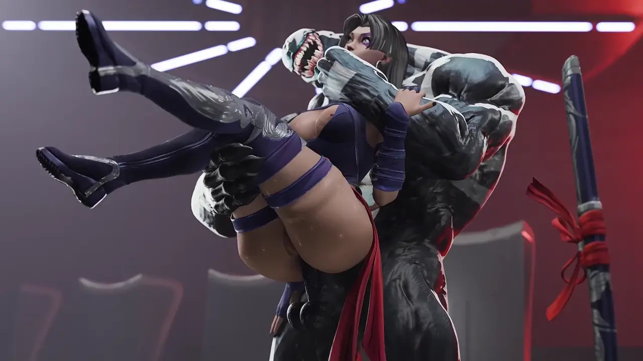 Psylocke Vs Venom [AxenAnim][NO WM][4K]