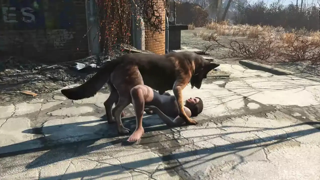 Nora needs Dog meat in her pussy