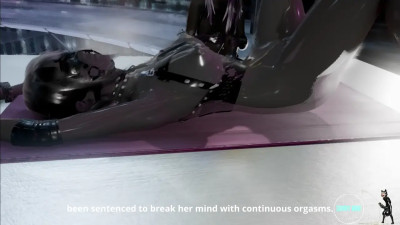 Brain Damage Part 1 - black latex version [Shiny Moe]