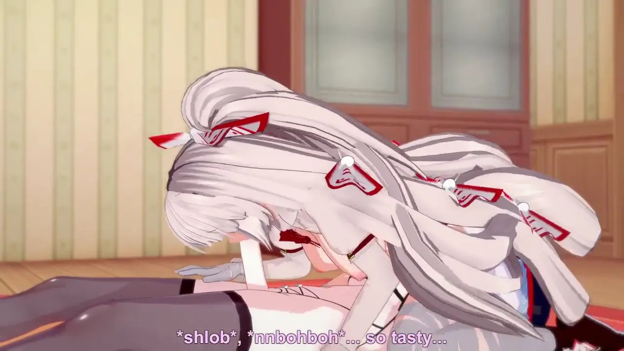 Hk416 and Fujiwara No Mokou, futa hentai