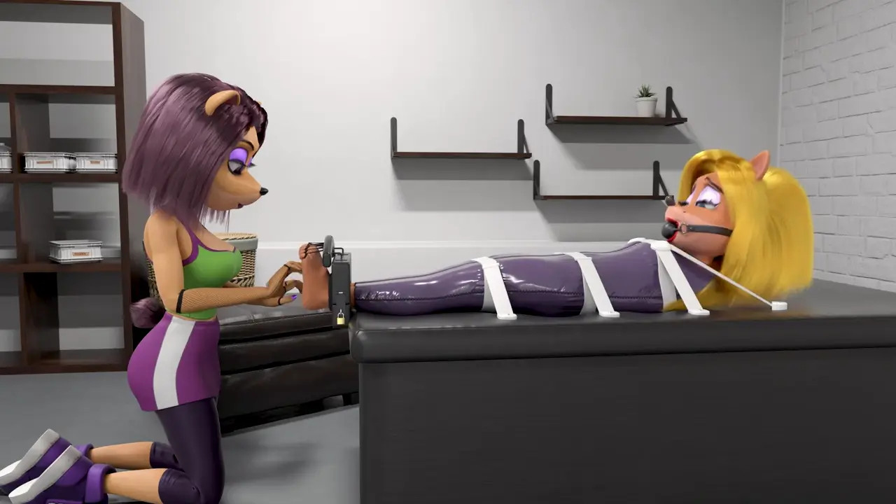 Isabella on the new Tickle Table