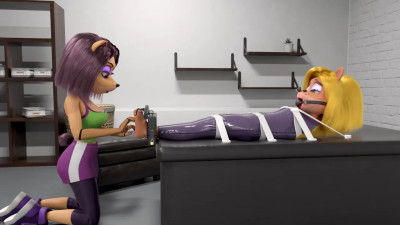 Isabella on the new Tickle Table