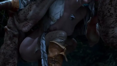 Ciri gangraped by werewolves