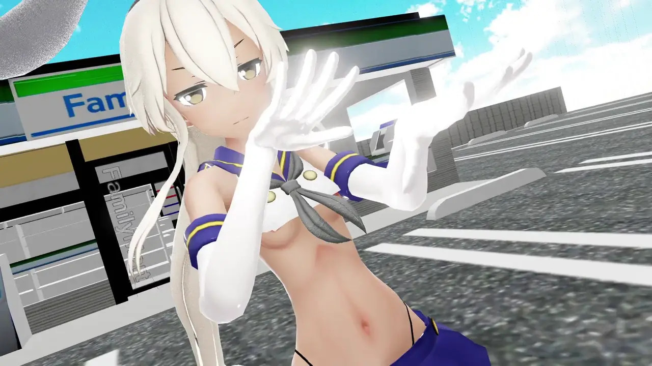 Shimakaze - Zettai Zetsumei [MMD R18] RubyMMD