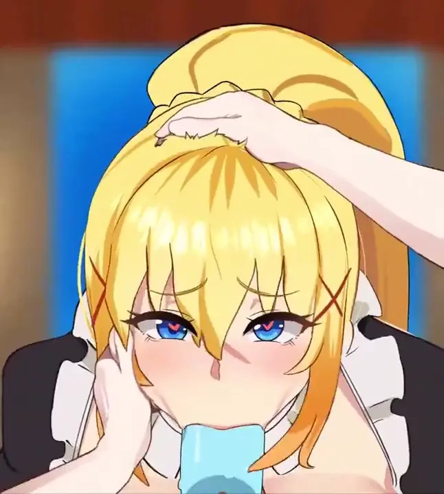 Feeding ice cream to Darkness [MiruYuyo]