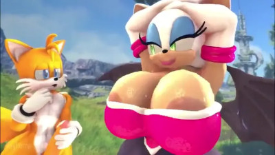 Rouge Teasing Tails