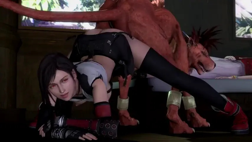 Tifa Lockhart spreads her legs for the knot