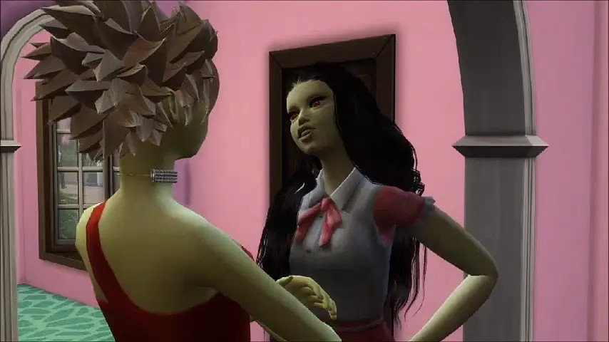 Simsxxxporns - Lisa's fangy date with Jessica