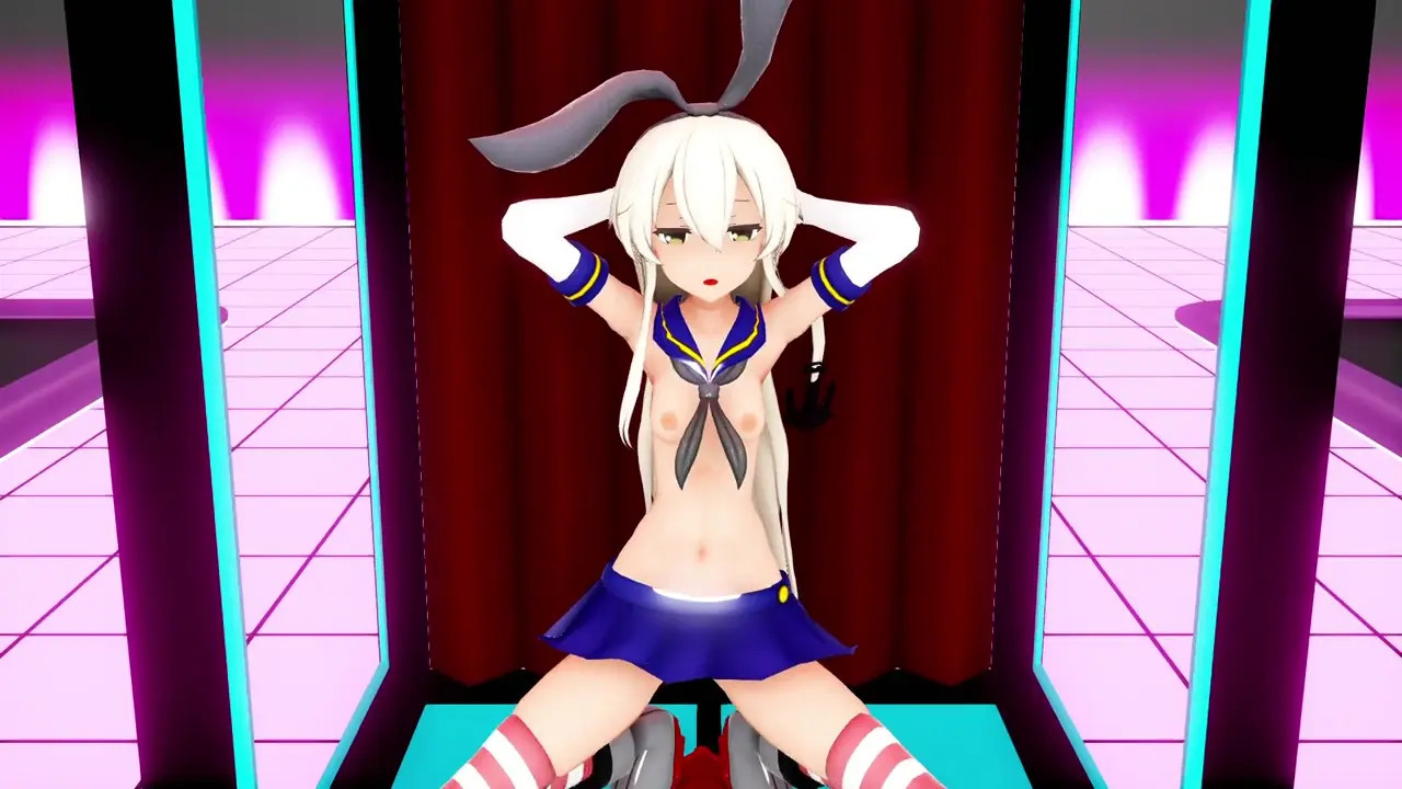 Shimakaze - Kensei Striptease [MMD R18] RubyMMD