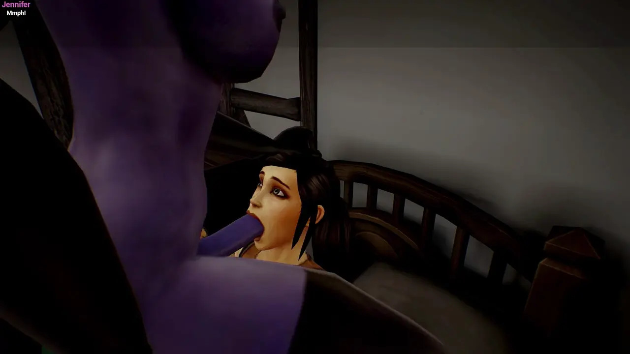 Human female fucked by Futa Draenei