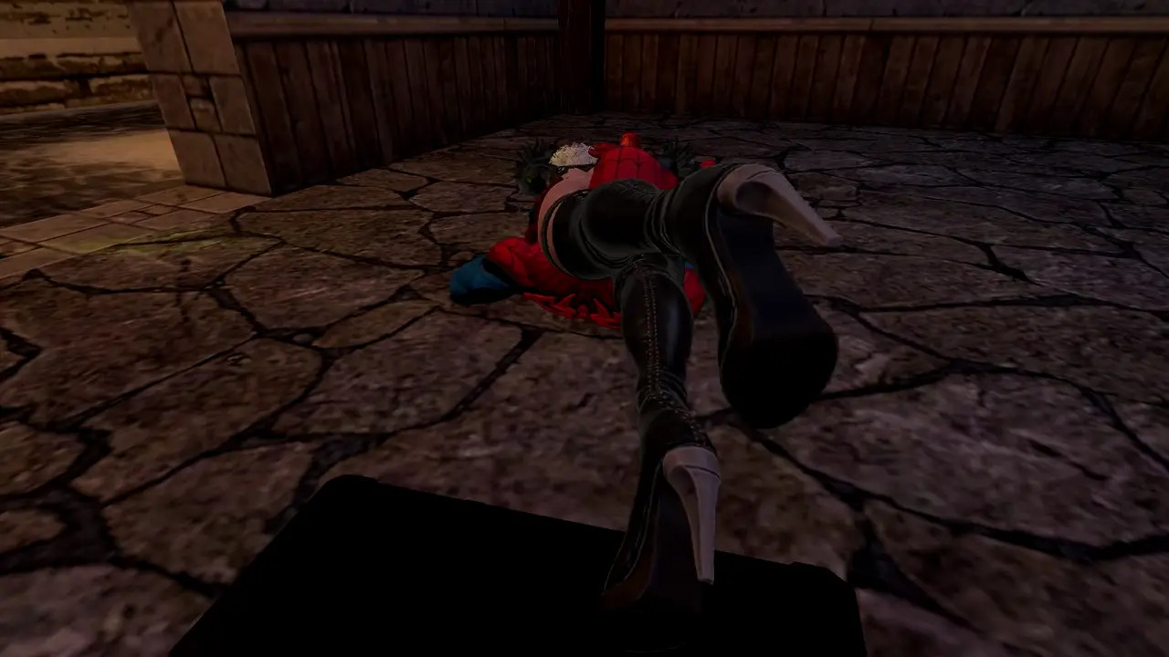 Spider-Man vs Eve (2B Nier Automata) [SFM] HEADSCISSORS