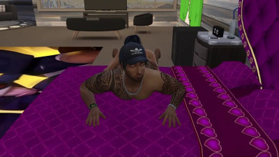 Gina eating her mans ass