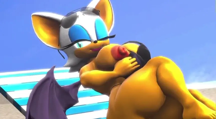 Sonic and Rouge Sex In The Beach