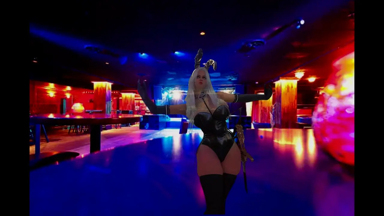 Mira the Bunny Striptease dancer!