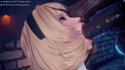 Gwen is in heat..(black) [Bouquetman]