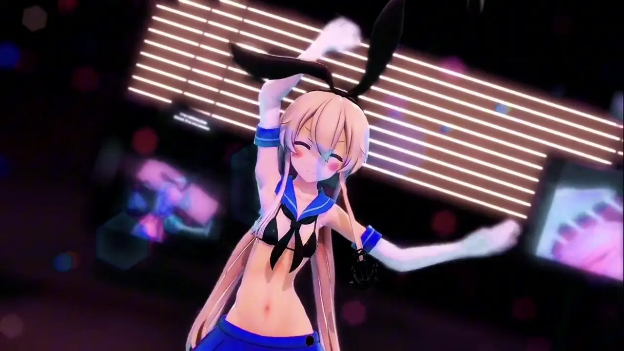 Shimakaze - Communication [MMD R18] SilverCat