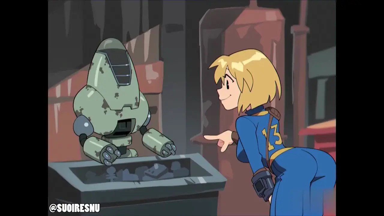 Vault Girl is gonna get that chip by any means..[suoiresnu] [4k 60fps]