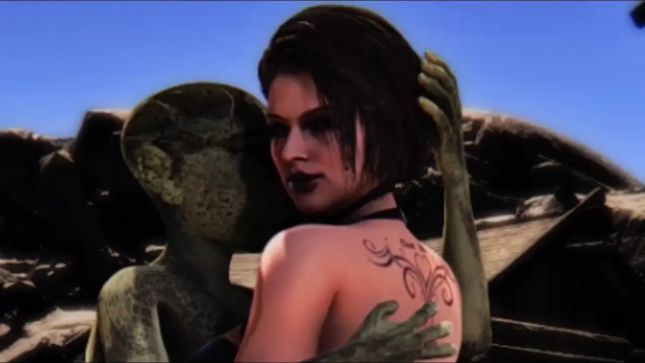 Goblin and futa Jill Valentine