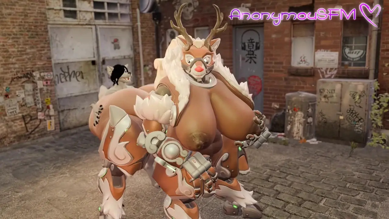 Clapping Reindeer cheeks