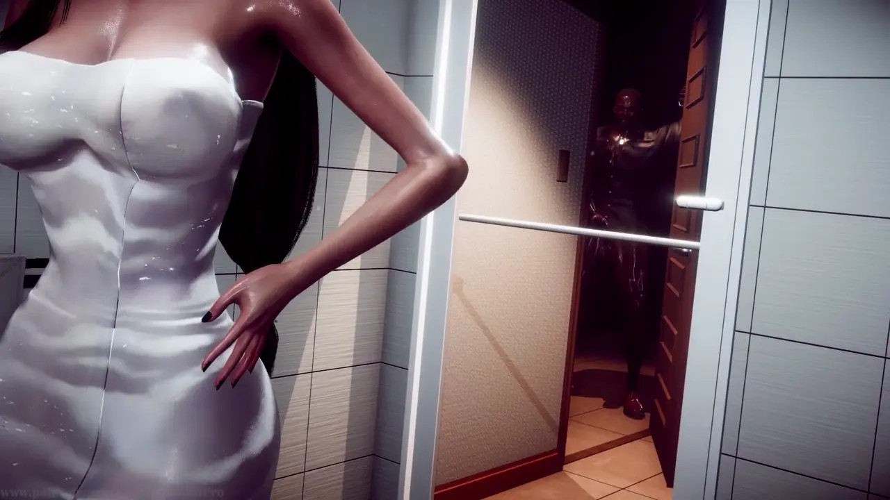 Bathroom Ambush F**k the shit out of Tifa! - [RealGoodStuff Production]