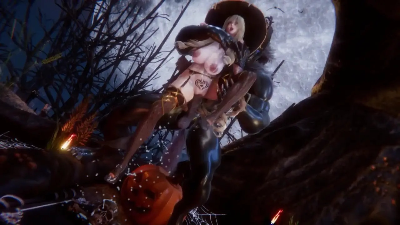 Witch attacked by werewolf