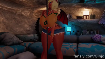 Strip tease and sex by Ginjo