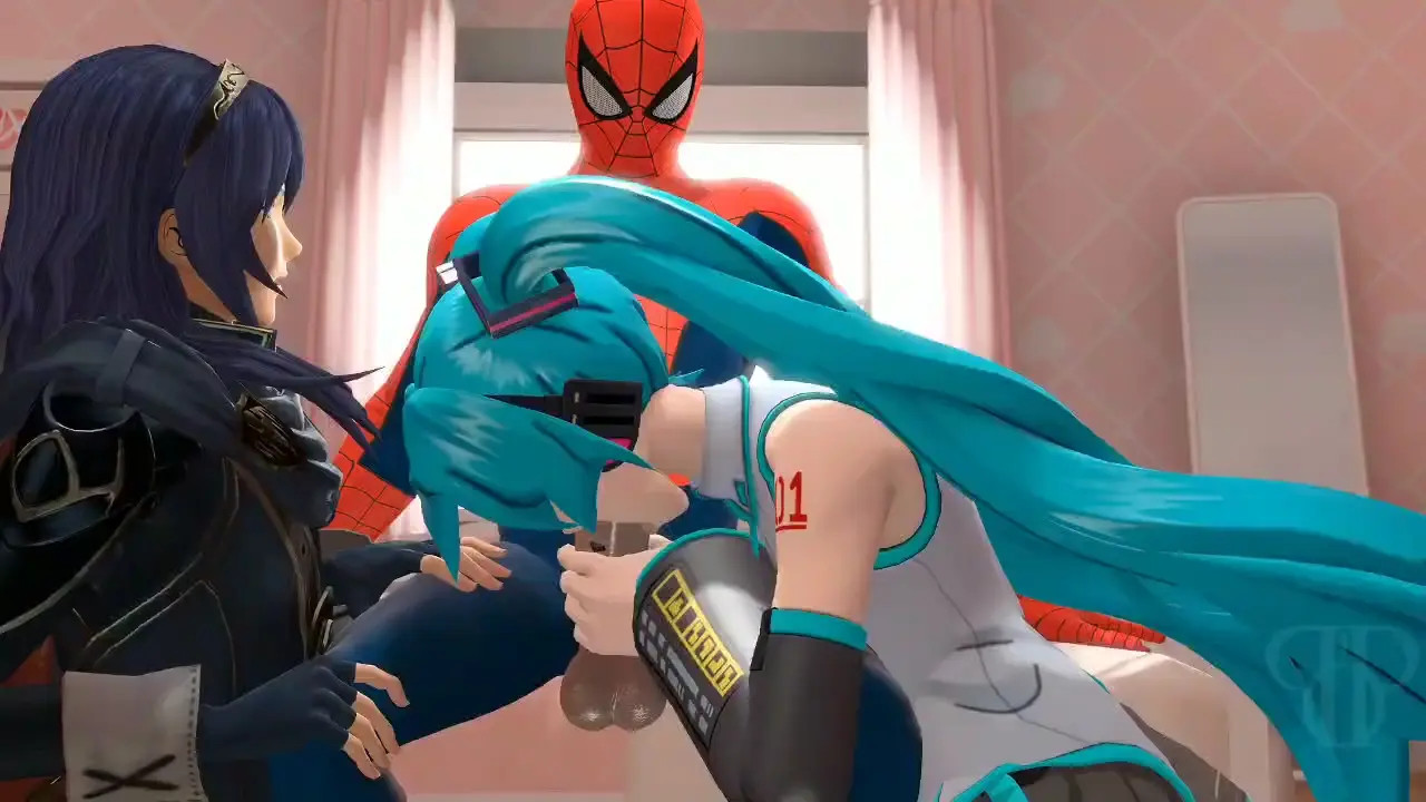 Lucina x Spider-Man x Hatsune Miku
