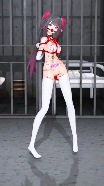 Sparkle bondage dance