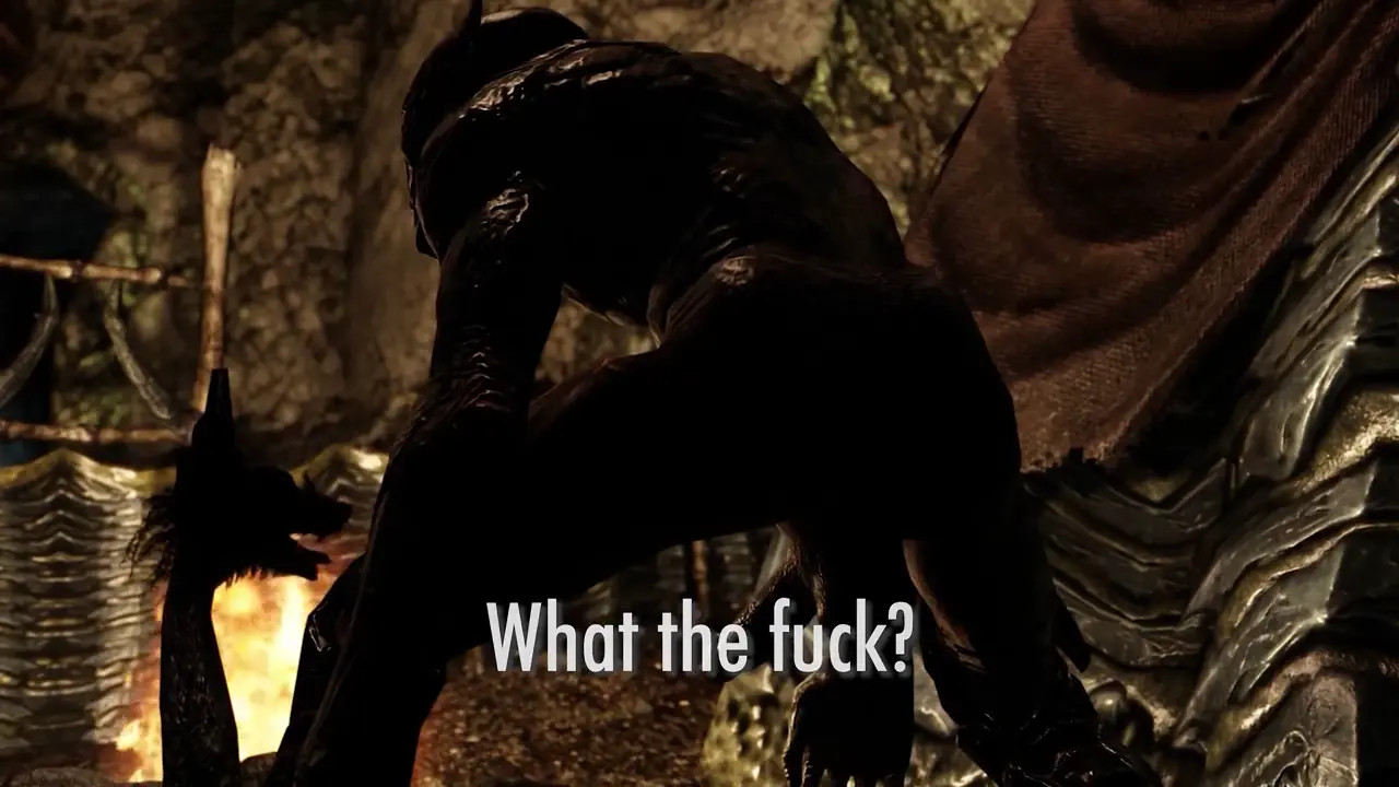Jill Valentine Meets The Falmer (4K)