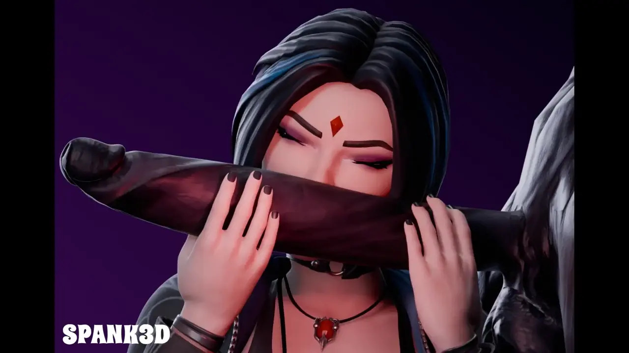 Raven's Sushi Sniff With Venom [Spank3D]