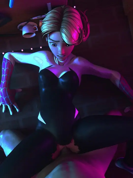 SpiderGwen upside down (suit) [ArawAraw][NoWM]
