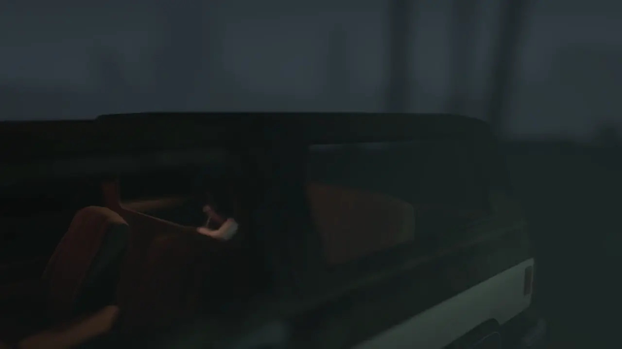 Elizabeth In The Car