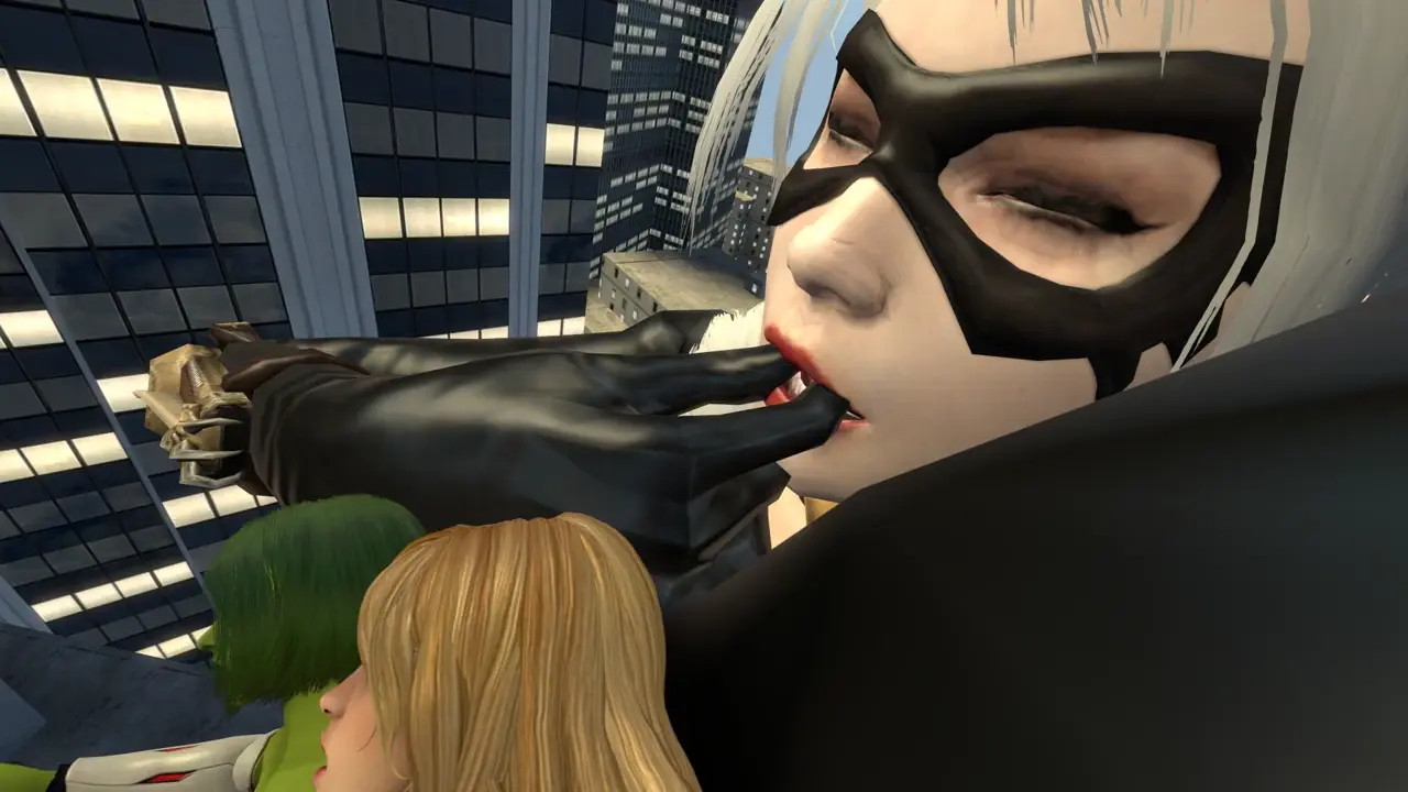 Black cat super snack by thelittleboot