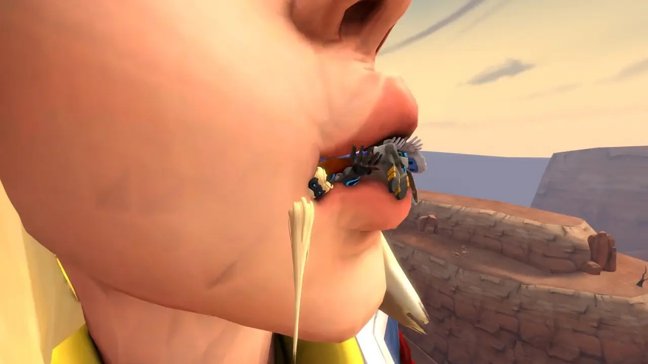 Mercy's kiss by thelittleboot