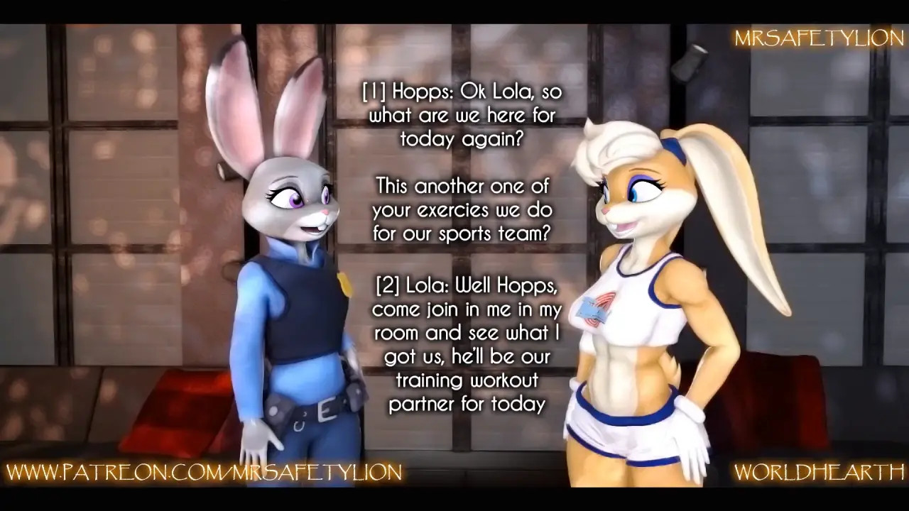 (MrSafetyLion) Lola Bunny and Judy Hopps get impregnated in a club