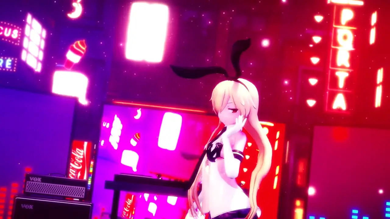 Shimakaze & Amatsukaze - Sugar Free [MMD R15] Hamselvish