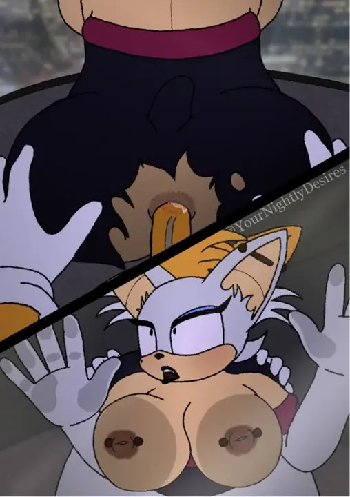 Tails Tasting Rouge's Anus