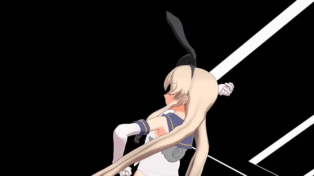 Shimakaze - Deep Blue Town [MMD R18] Jang0000