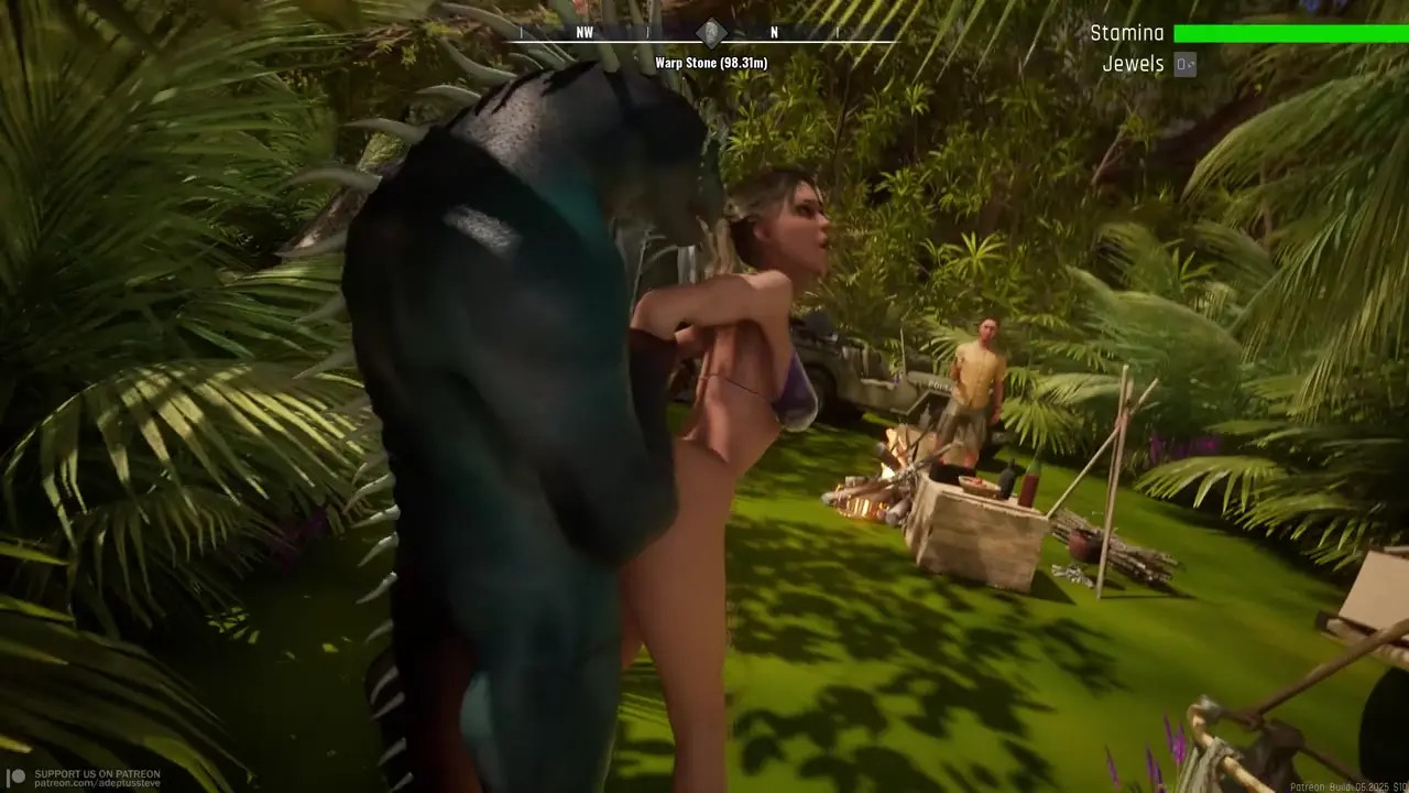 Lizard enjoying Human Pussy