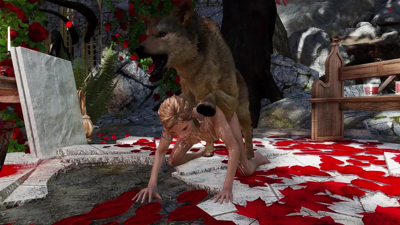 Ellie Gets Pregnant By A Wolf