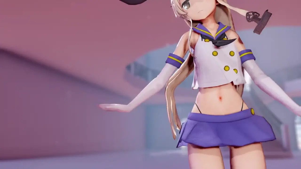 Shimakaze - Dreamin Chuchu [MMD R18] Moneko