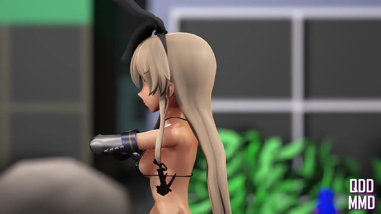 Shimakaze - Dance Robot Dance [MMD R18] QDDarkness