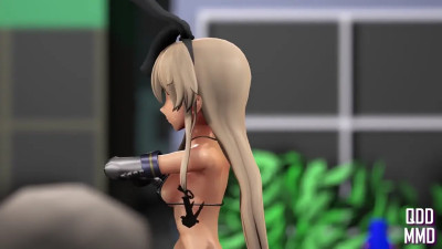 Shimakaze - Dance Robot Dance [MMD R18] QDDarkness
