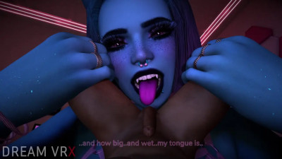 Giantess Forced Blowjob by Cute Succubus