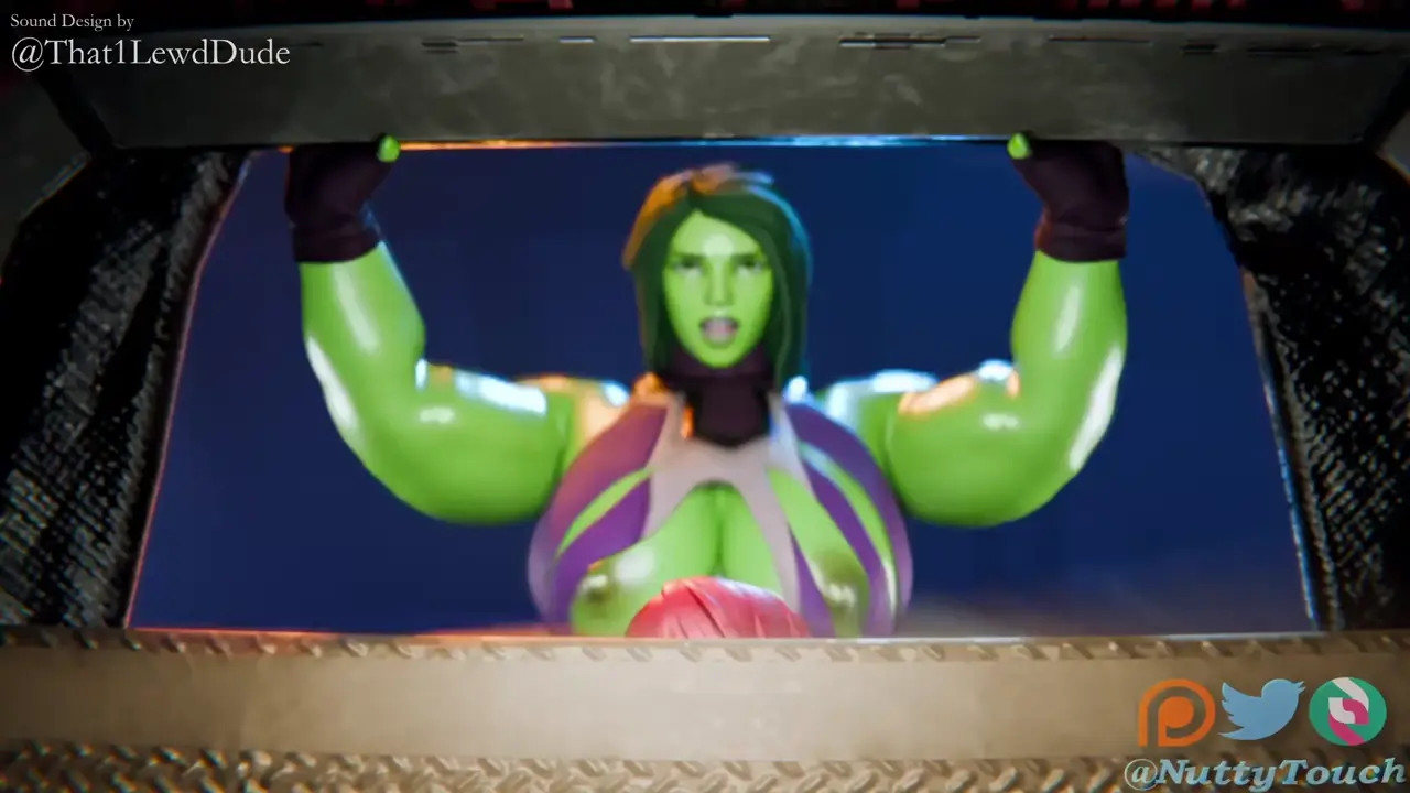She-Hulk gets Smashed (Sound Variation) [NuttyTouch]